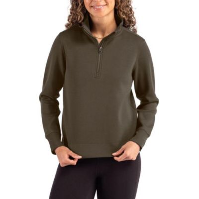 Women's Cutter and Buck Roam Epic Versatility Recycled Quarter Zip Pullover