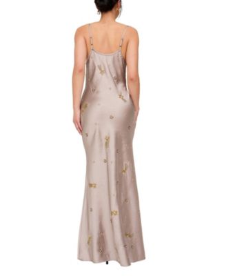 Women's Starburst All Over Embellished Maxi Dress