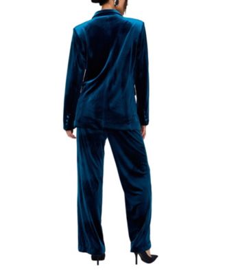 Women's Valerie Straight Leg Velvet Trouser