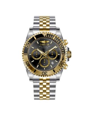 Men's 49837 Pro Diver Quartz Chronograph Black Dial Watch