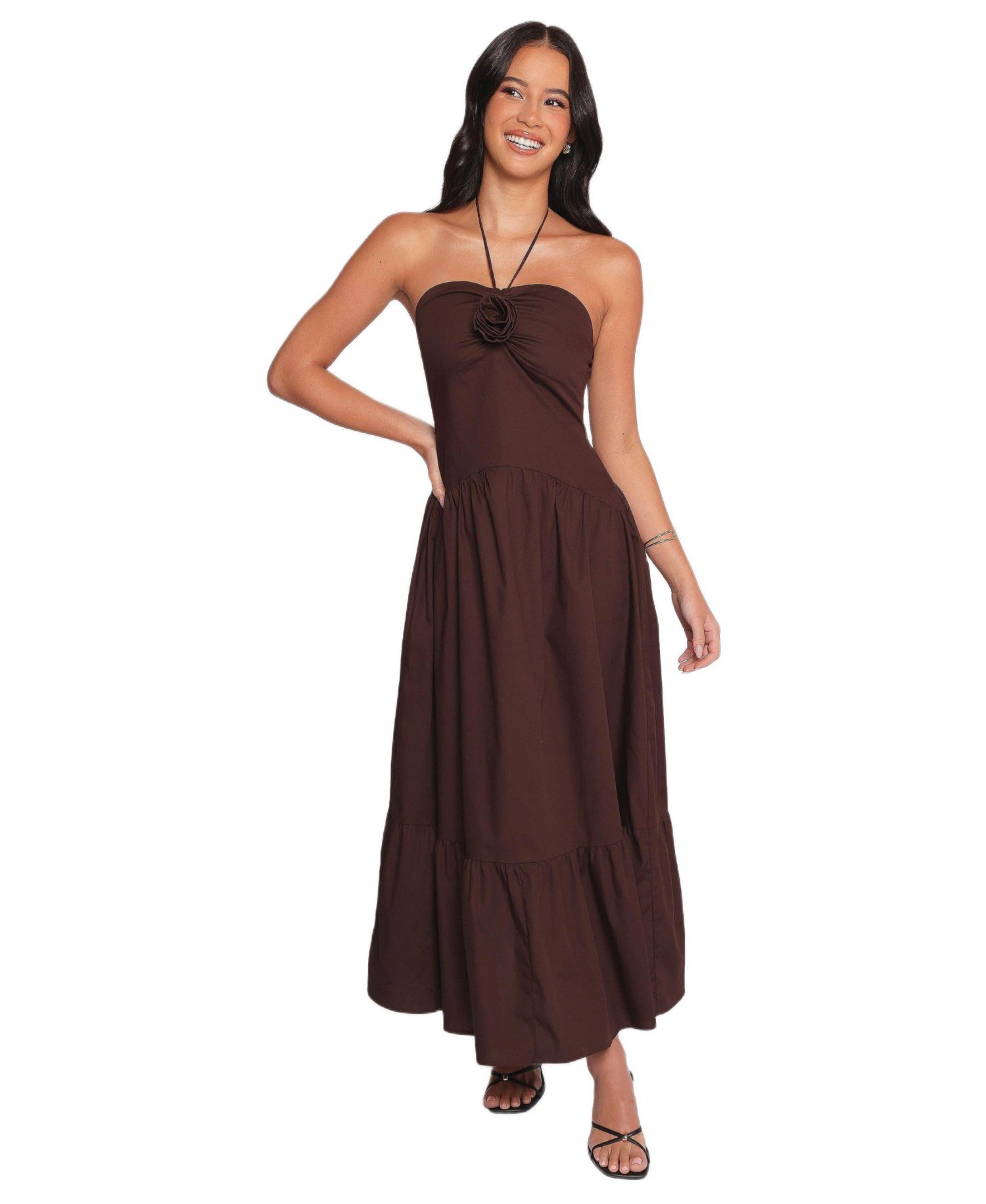 Women's Soleila Halter Maxi Dress