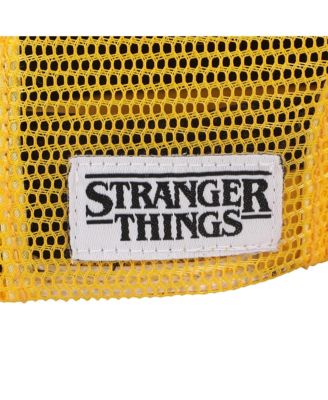 Men's Dustin Henderson Black & Yellow Cosplay Trucker Hat