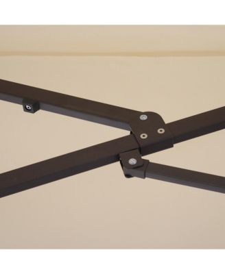 15' Extra Large Double Patio Umbrella for Pool,