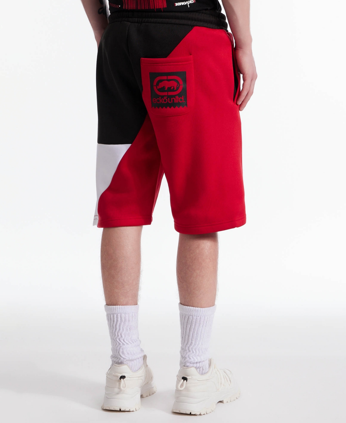 Ecko Unltd Men's Scattered Fleece Regular Fit Shorts In Multi