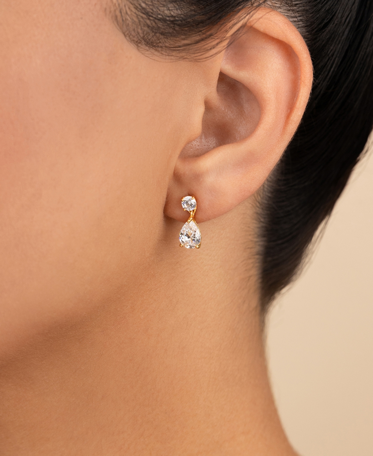 Sterling Forever Sterling Silver Imogen Cz Studs