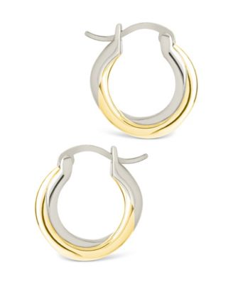 Sterling Silver Janice Twisted Hoop Earrings