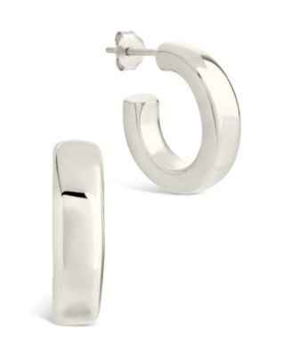 Sterling Silver Marisa Polished Stud Earrings