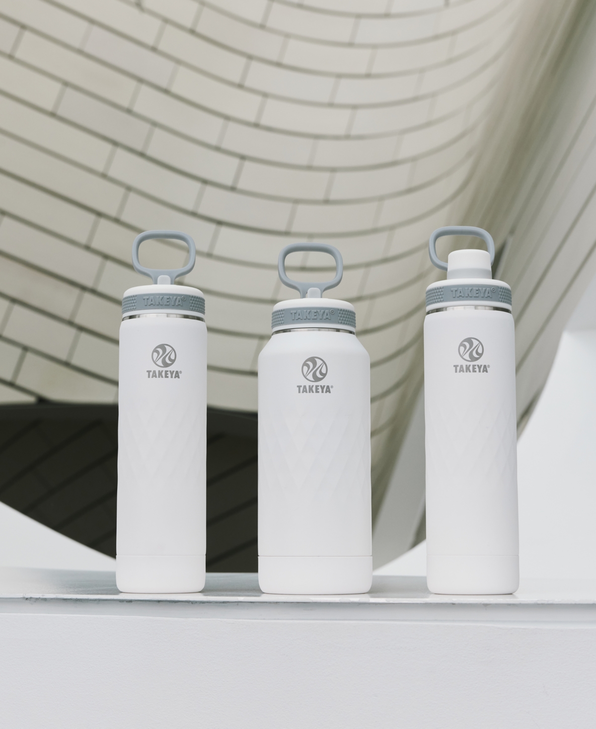 Takeya Sport 22 Oz. Triple-insulated Water Bottle With Spout Lid In Blue