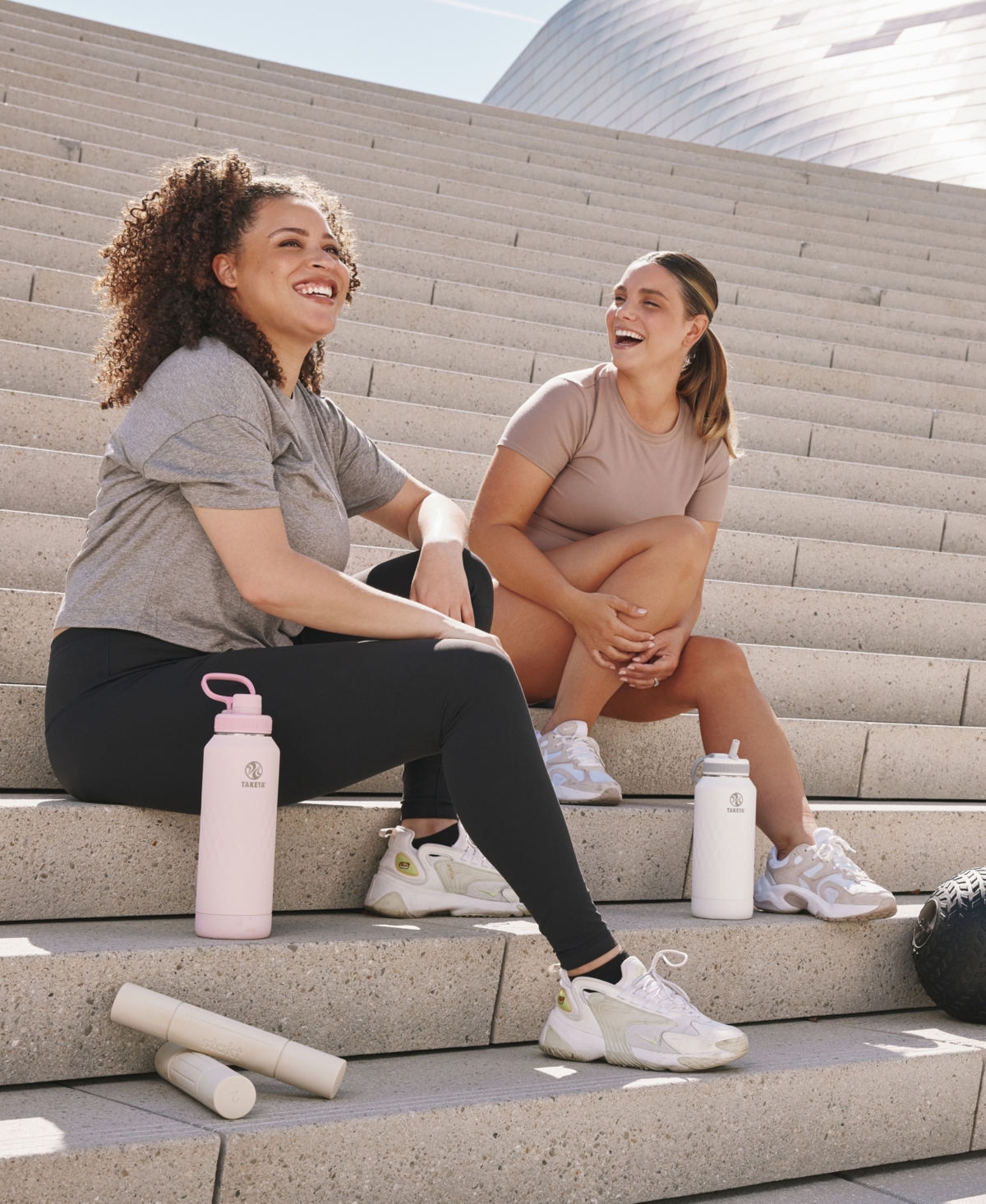 Takeya Sport 40 Oz. Triple-insulated Water Bottle With Spout Lid In Pink