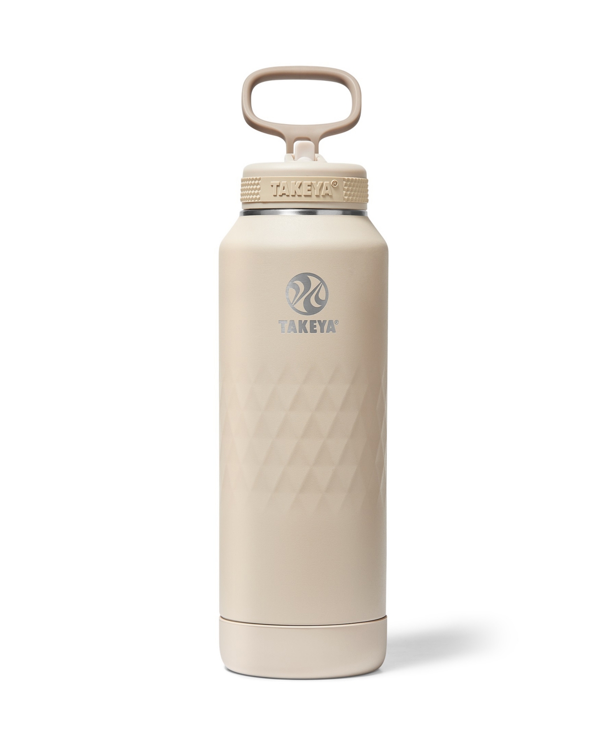 Takeya Sport 40 Oz. Triple-insulated Water Bottle With Straw Lid In Brown
