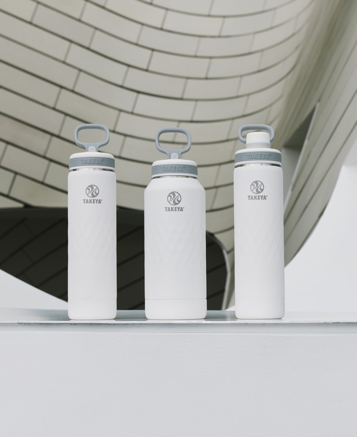 Takeya Sport 40 Oz. Triple-insulated Water Bottle With Straw Lid In Brown