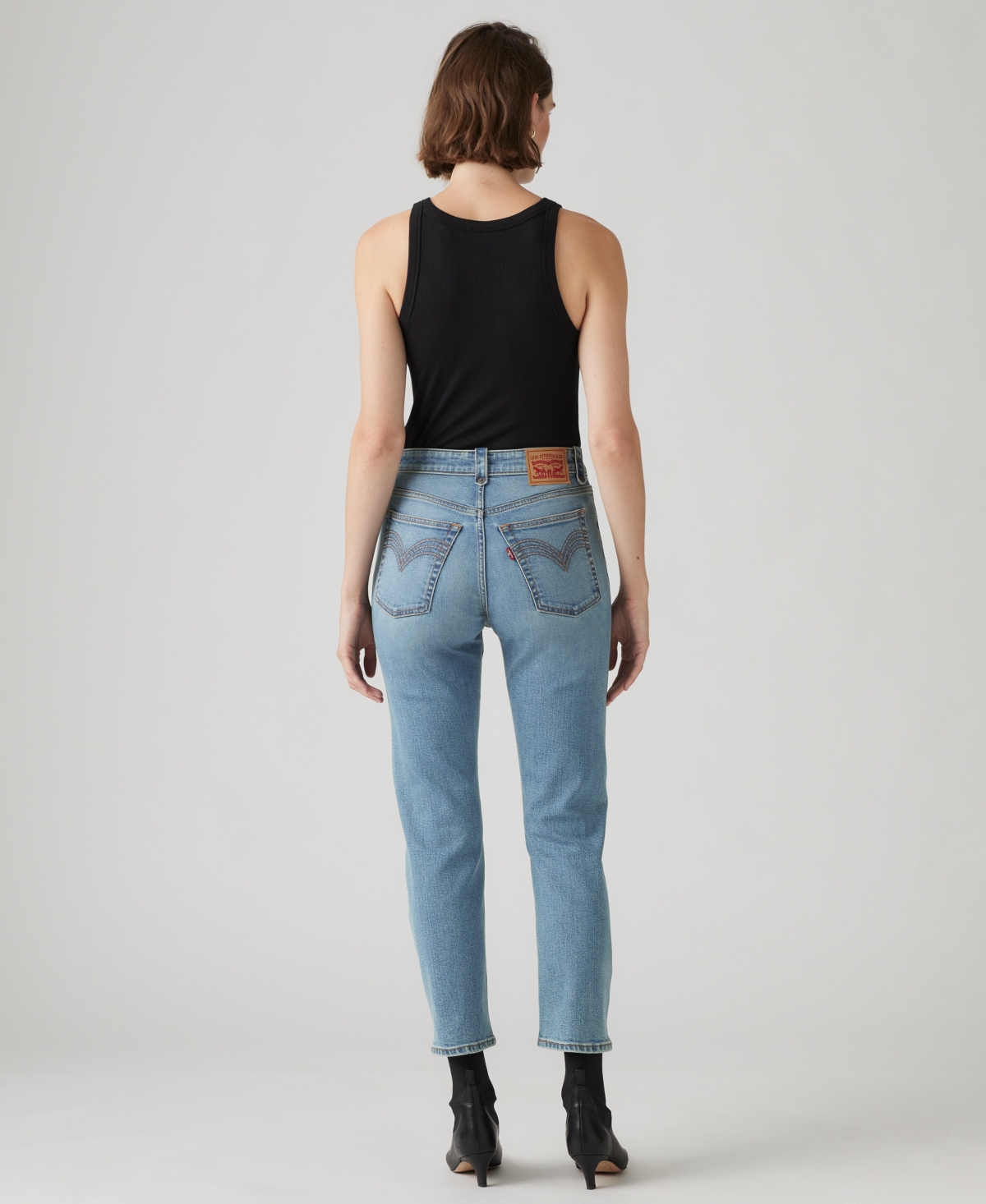 Levi's Women's Wedgie Straight Mid Rise Jeans