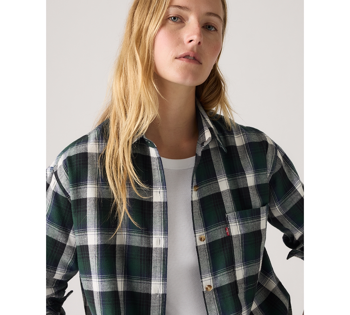 Levi's Women's Henriette Flannel Long Sleeve Shirt In Multi
