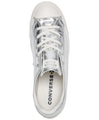Women's Chuck Taylor All Star Dainty Lucky Metallic Casual Sneakers from Finish Line