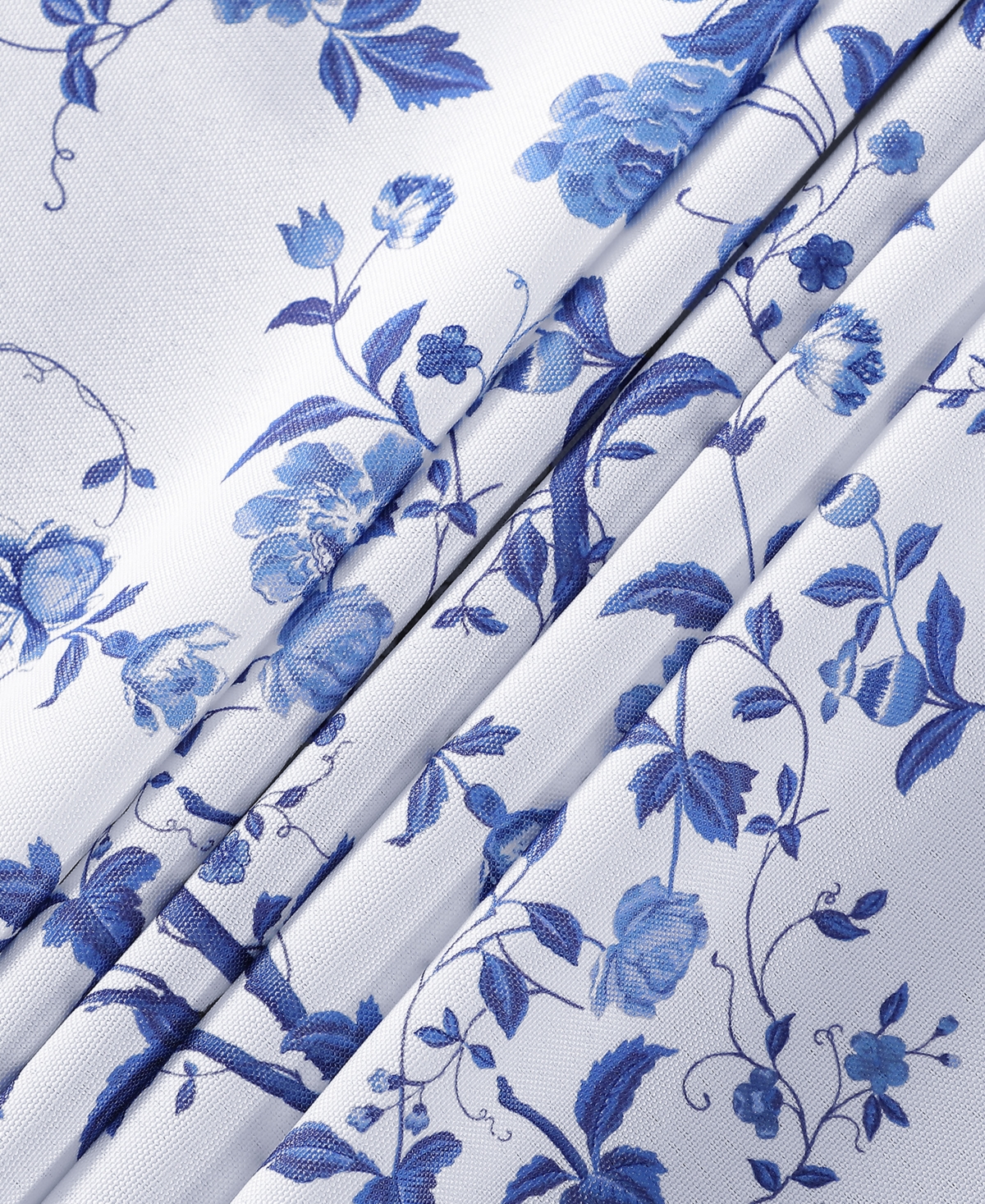 Laura Ashley Easy Care Pattern Tablecloth, 60" X 84" In Blue