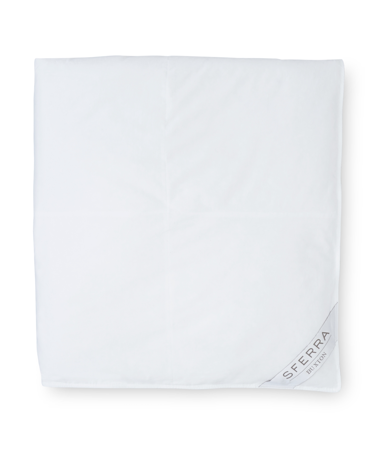 Sferra Buxton Cotton Heavy Duvet Cover, Twin In White