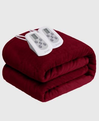 Heated Flannel Blanket, Queen