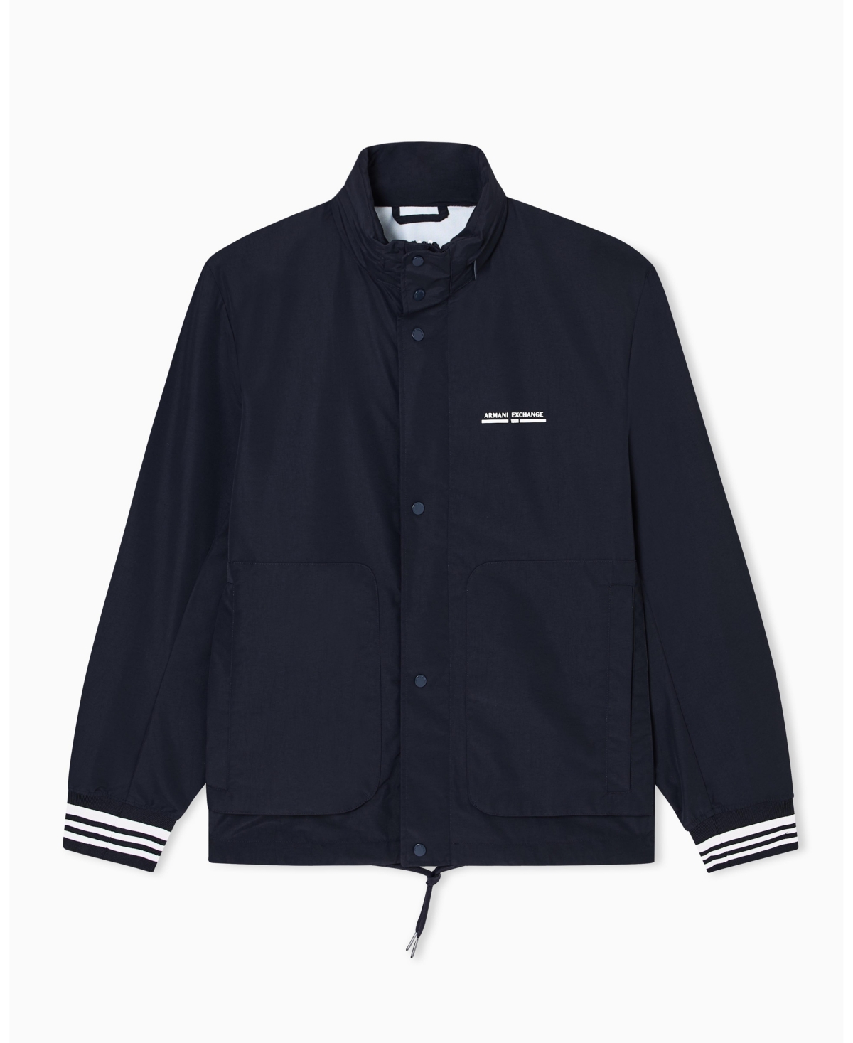 A|X Armani Exchange Men's Nylon Cuff Hooded Jacket