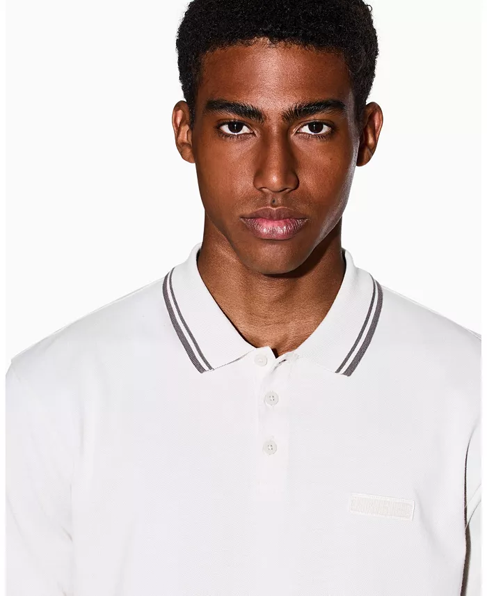 Men's Cozy Lab Pique Collar Tipping Polo Shirt - thumbnail 8