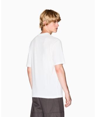 Men's Grid Box Splatter Graphic T-Shirt