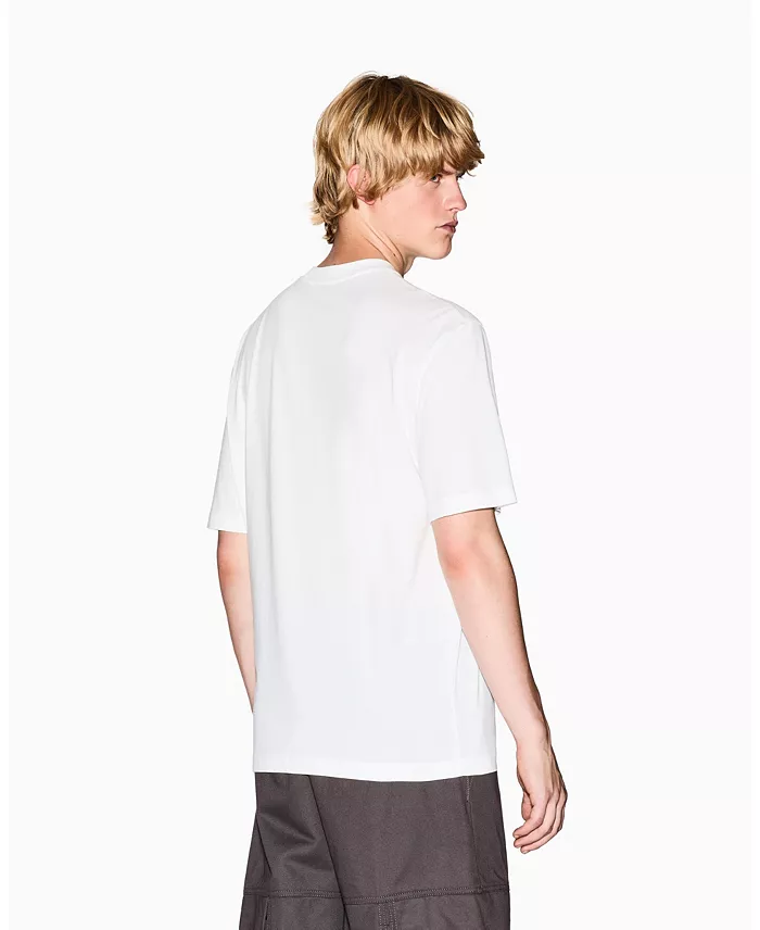 Men's Grid Box Splatter Graphic T-Shirt - thumbnail 2