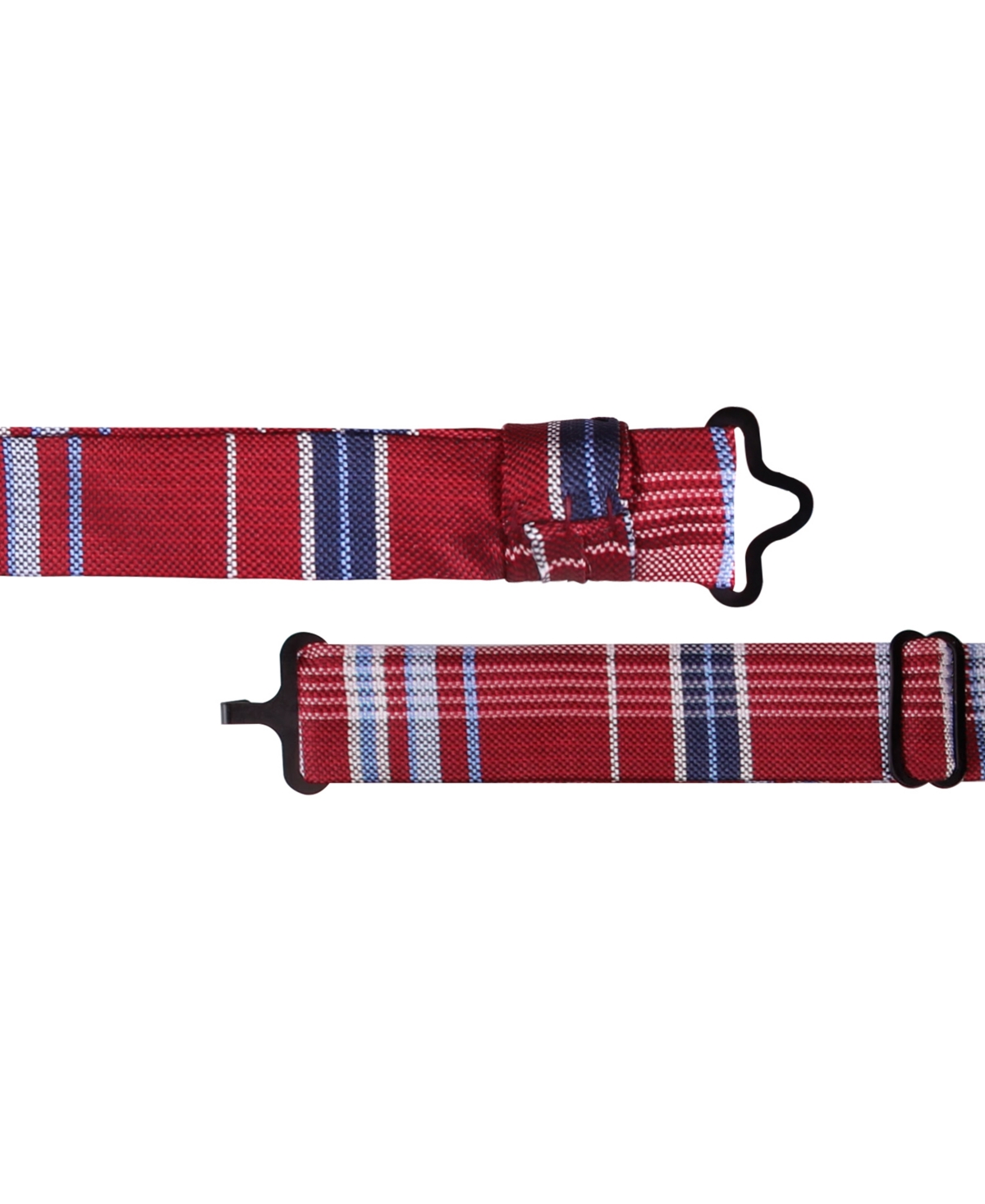 Tommy Hilfiger Boys Pre-tied Plaid Design Tie In Red