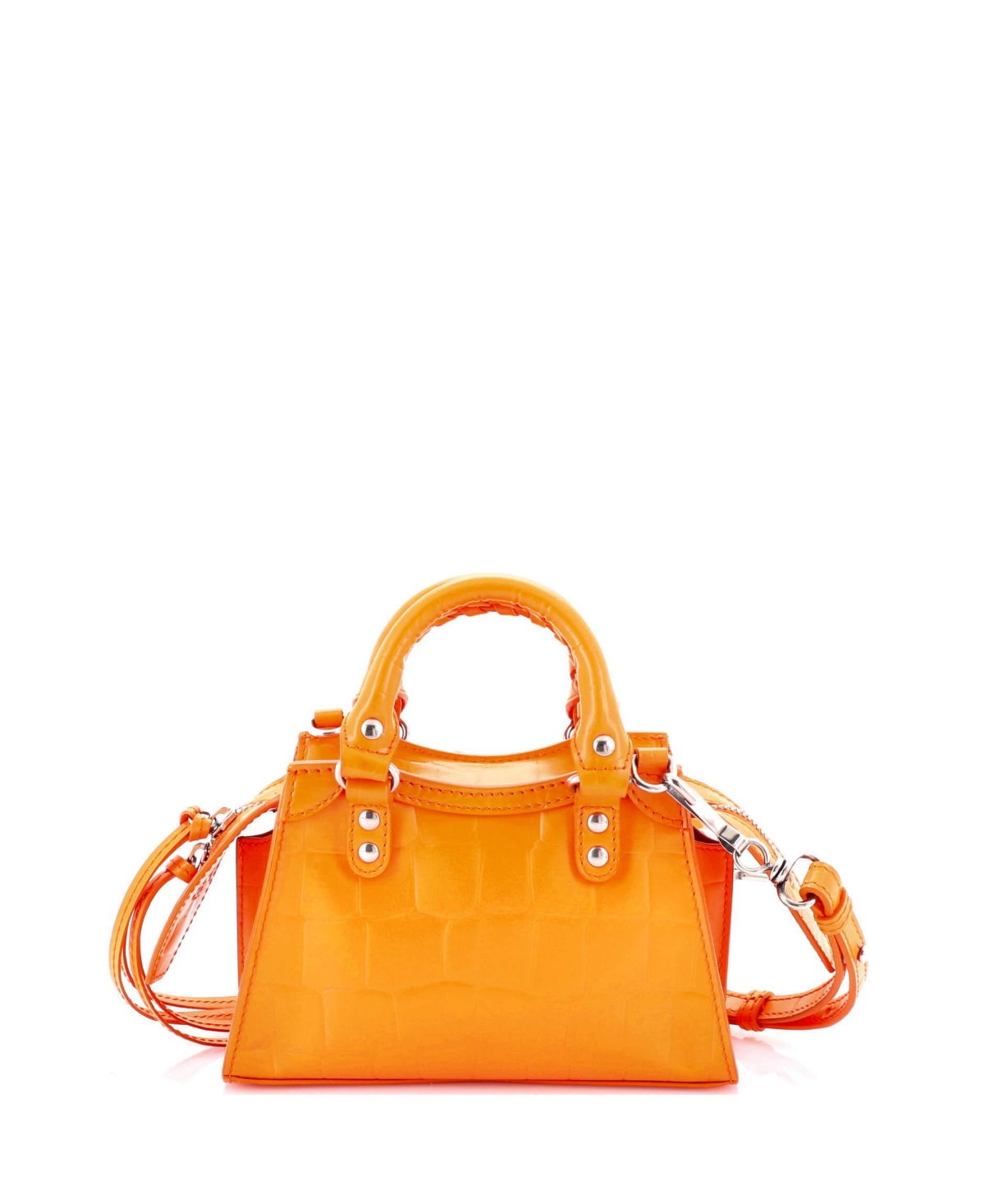 Pre-Owned Balenciaga Nano Neo Classic City Bag Embossed Leather