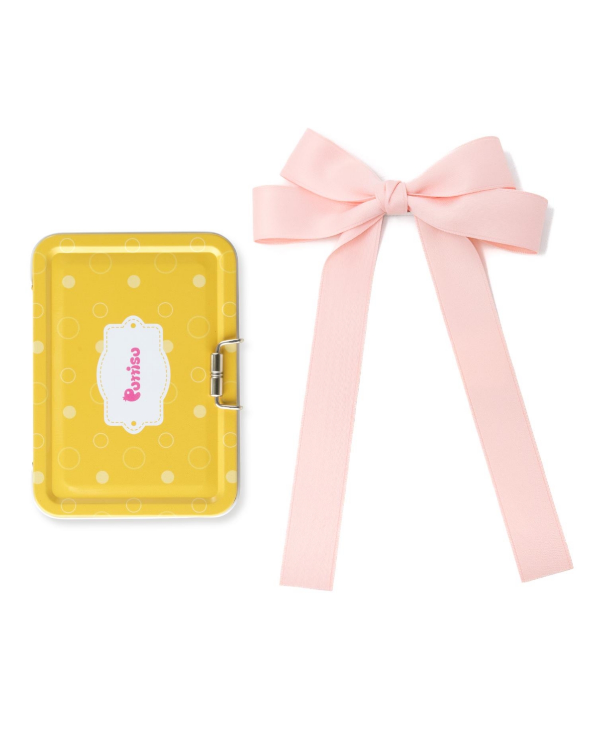 Puttisu Classic Long Ribbon Bow Clip