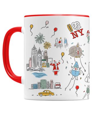 Macy's Printed Mugs, Set of 3