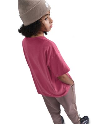 Girls' 7-16 Sportswear Loose Fit Short-Sleeve T-Shirt