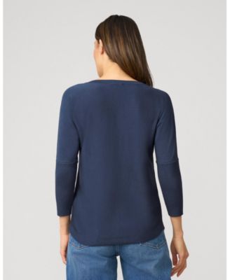 Women's Star Drop Shoulder Tunic Sweater