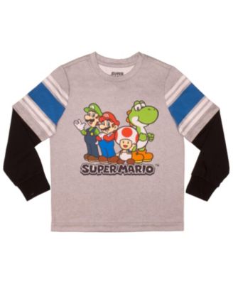 Super Little Boys 2 Piece Long Sleeve T-Shirt and Jogger Pants Bundle Set