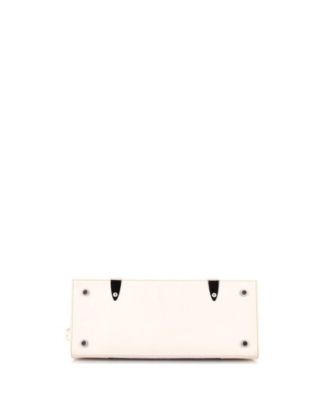 PM Saigon Top Handle Bag Coated Canvas with Leather