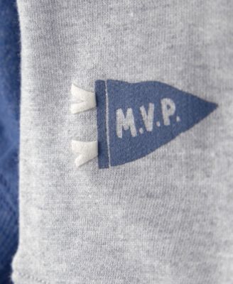 Baby Boys' Varsity Long-Sleeve Sweatshirt and Pants, 2-Piece Set