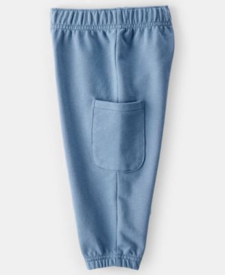 Baby Boys' Striped Terry Long-Sleeve T-Shirt and Pants, 2-Piece Set