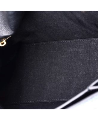 Medium Crush Charm Chain Flap Bag Leather