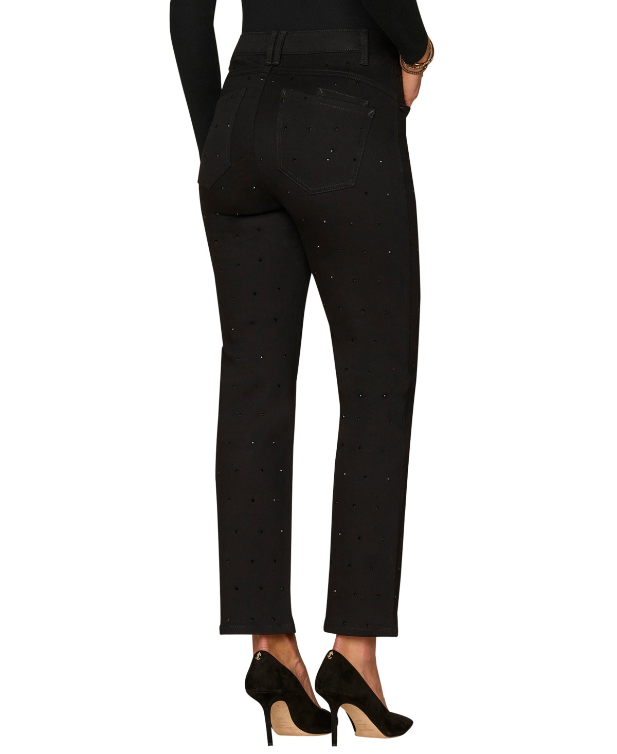 Democracy Women's High-rise Boyfriend Jeans In Black