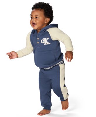 Baby Boys' Color Block Logo Fleece Hoodie and Joggers, 2-Piece Set