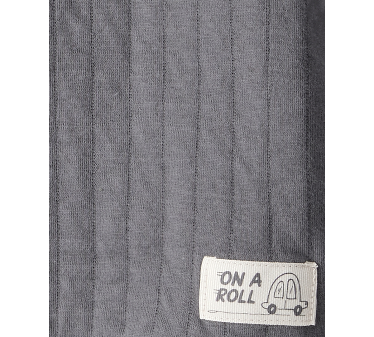 Carter's Boys Toddler 2t-5t 2-piece Ribbed Hoodie And Pants Set In Gray