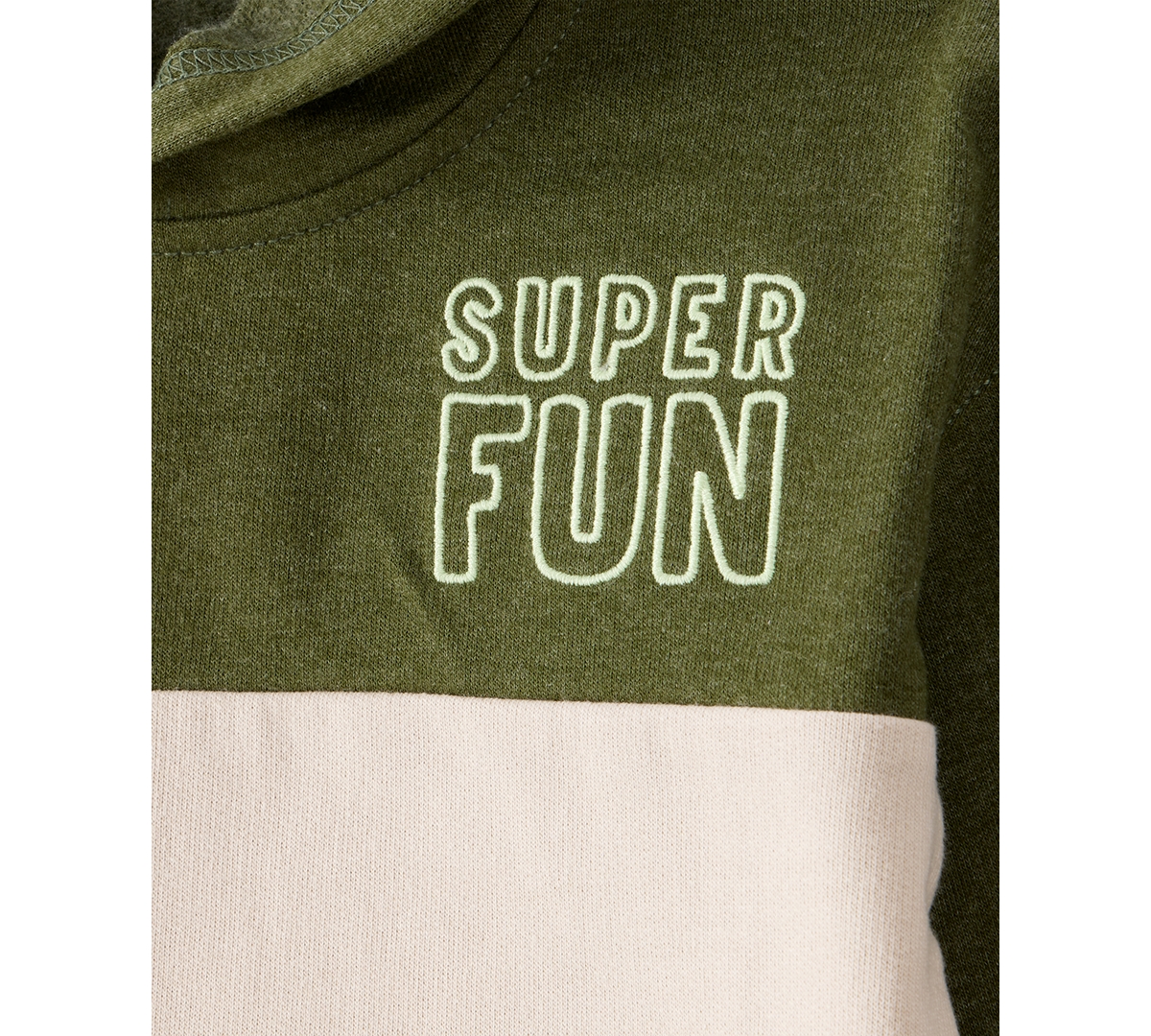 Carter's Boys Toddler 2t-5t 2-piece Color Block Hoodie And Pants Set In Green
