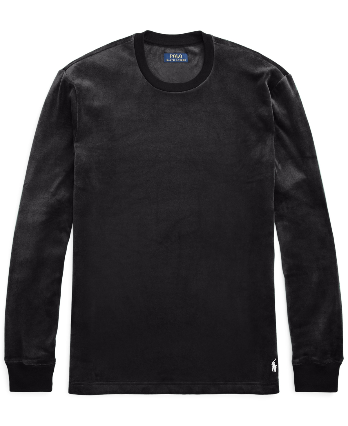 Polo Ralph Lauren Men's Long-sleeve Pajama T-shirt In Black