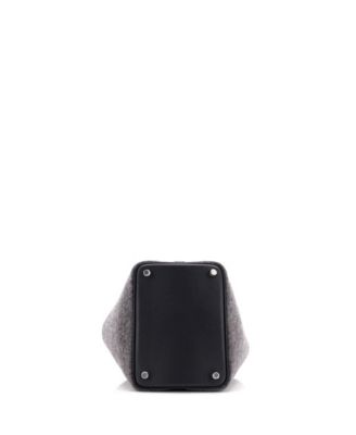 PM Picotin Lock Bag Felt with Leather