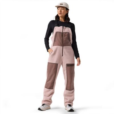 Women's Wander Pile-Fleece Overall Jumpsuits