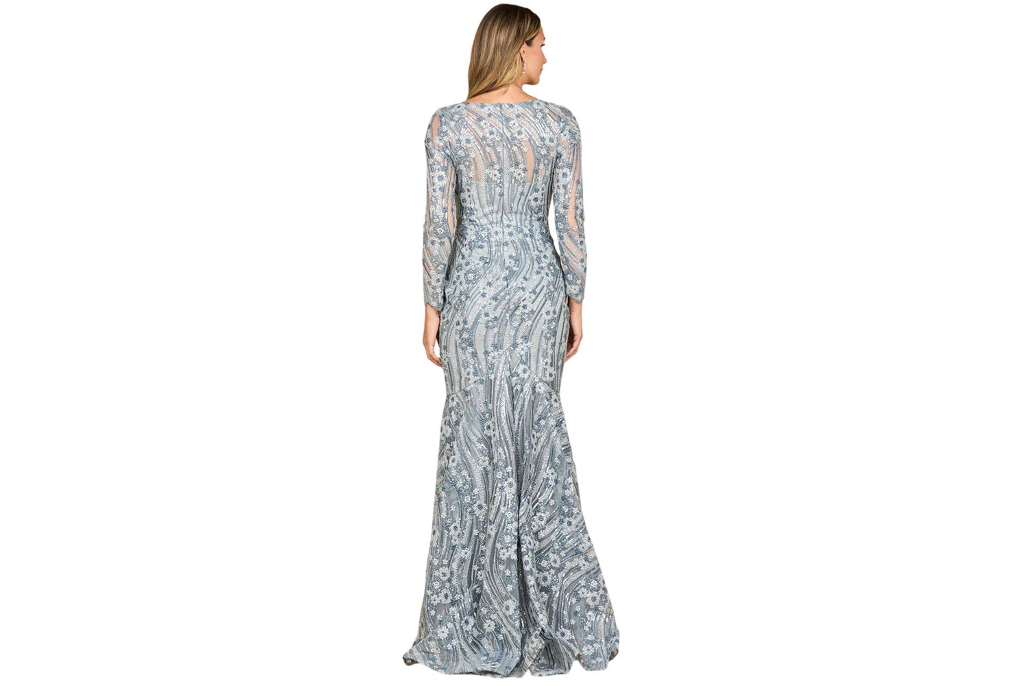 Women's Mermaid, Long Sleeve Gown