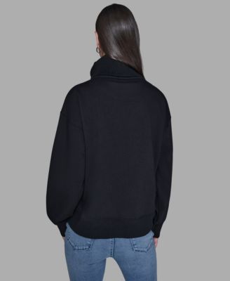 Women's Turtleneck Printed Sweater