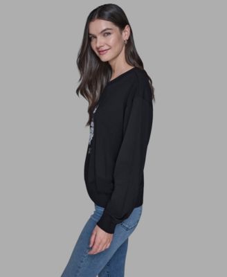 Women's Emoji Choupette Detail Sweater