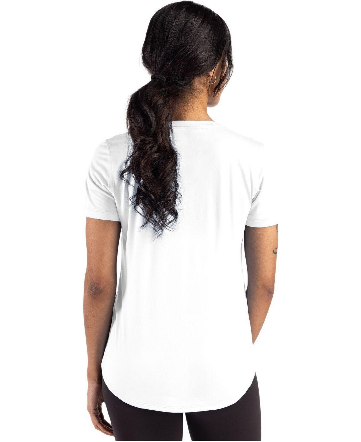 Women's Cutter and Buck Coastline Epic Comfort Recycled Short Sleeve Tee