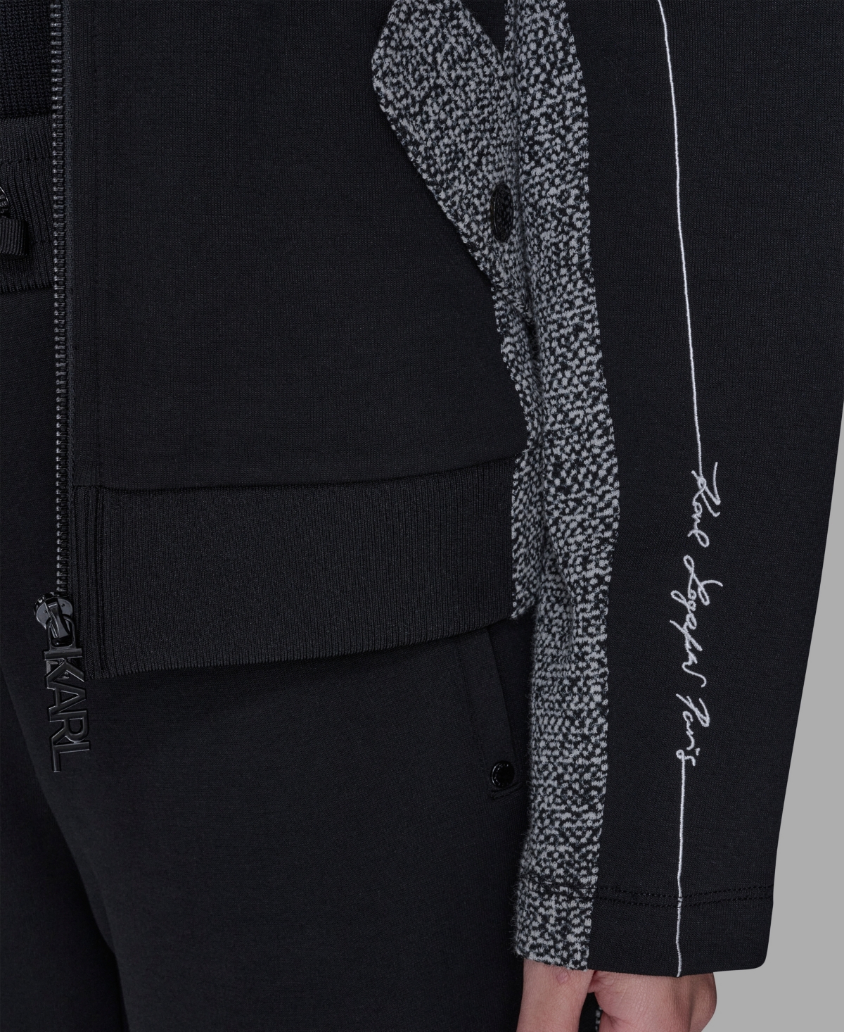 Karl Lagerfeld Paris Women's Long-Sleeve Bomber Jacket