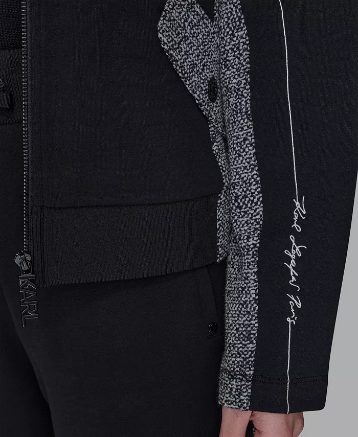Women's Front Zip Bomber Jacket - thumbnail 6