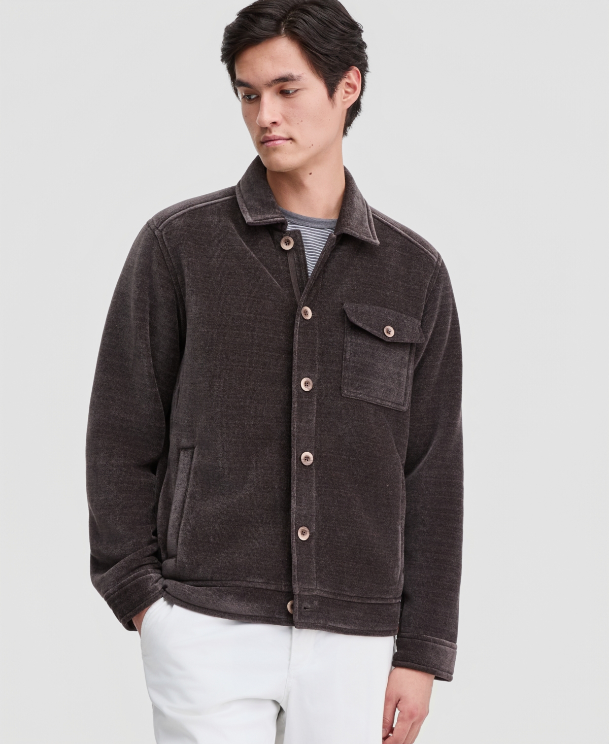 Tommy Bahama Men's Sumner Ridge Long-Sleeve Button-Front Jacket